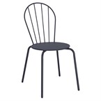 Chaises Bolero Adeline bleu ardoise (lot de 4)