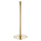 Poteaux d'accueil à base plate Bolero en laiton brossé (lot de 2)