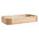Plateau de service rectangulaire avec poignées intégrées en bois de manguier Olympia 300x190mm