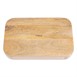 Plateau de service rectangulaire avec poignées intégrées en bois de manguier Olympia 300x190mm