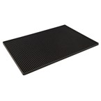 Tapis de bar Beaumont noir 300 x 450 mm