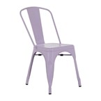 Chaises en métal Bolero Bistro lilas (lot de 4)