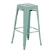 Tabourets de bar Bolero Bistro en métal vert olive (lot de 4)