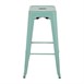 Tabourets de bar Bolero Bistro en métal vert olive (lot de 4)