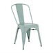 Chaises en métal Bolero Bistro vert olive (lot de 4)
