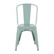 Chaises en métal Bolero Bistro vert olive (lot de 4)