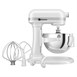 Robot pâtissier professionnel à bol relevable KitchenAid 5,2&#8239;L blanc