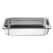 Bacs en inox Nisbets Essentials GN 1/1 100&#8239;mm (lot de 3)
