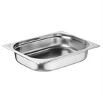 Bacs en inox Nisbets Essentials GN 1/2 65&#8239;mm (lot de 3)