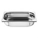 Bacs en inox Nisbets Essentials GN 1/2 65&#8239;mm (lot de 3)