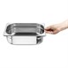 Bacs en inox Nisbets Essentials GN 1/2 100 mm (lot de 3)