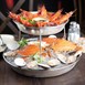Plateau à fruits de mer en inox Olympia 318 mm