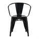 Fauteuils Bolero Bistro Curve noirs (lot de 4)
