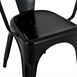 Fauteuils Bolero Bistro Curve noirs (lot de 4)