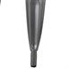 Banc d'intérieur à lattes en bois de manguier et cadre gris acier Bolero Bistro 850 mm (lot de 2)