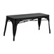 Bancs en métal noir Bolero Bistro 1000 mm (lot de 2)