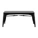 Bancs en métal noir Bolero Bistro 1000 mm (lot de 2)