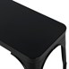 Bancs en métal noir Bolero Bistro 1000 mm (lot de 2)