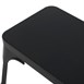 Bancs en métal noir Bolero Bistro 1000 mm (lot de 2)