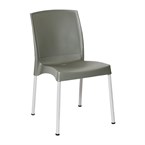 Chaises en polypropylène Bolero Elements vert olive (lot de 4)