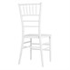 Chaises Bolero Chiavari en polypropylène blanches (lot de 4)