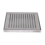 Bac de récupération de bar en inox Olympia 150x150 mm
