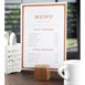 Porte-menu en bois Olympia