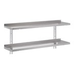 Étagère complète 2 niveaux Gastro-M 1000x400x35mm