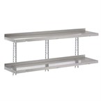 Étagère complète 2 niveaux Gastro-M 1600x400x35mm