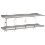 Étagère complète 2 niveaux Gastro-M 1800x400x35mm