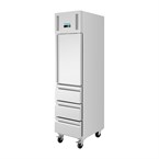 Armoire réfrigérée positive GN slimline 1 porte 3 tiroirs Polar série U 292 L