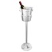 Porte-seau à vin sur pied en inox martelé Olympia