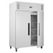 Armoire réfrigérée positive blanche Polar série G 2 portes 1 152L