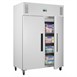 Armoire réfrigérée positive blanche Polar série G 2 portes 1 152L