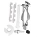 Ensemble batteur en acier inoxydable Polar
