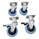 Roulettes complètes Polar (lot de 4)