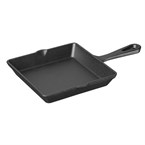 Plat carré en fonte avec poignée Olympia 155x225mm