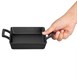 Plat carré en fonte avec anses Olympia 130x130mm