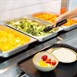 Buffet central mobile avec plaque chauffante Buffalo 