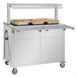 Buffet central mobile avec plaque chauffante Buffalo 