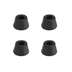 Pieds en caoutchouc noir Buffalo (lot de 4)