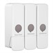 Distributeur de douche triple Jantex blanc