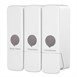 Distributeur de douche triple Jantex blanc