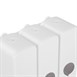 Distributeur de douche triple Jantex blanc
