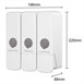 Distributeur de douche triple Jantex blanc