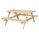 Table de pique-nique en bois Bolero Elements 1 532 mm