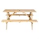 Table de pique-nique en bois Bolero Elements 1 532 mm