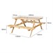 Table de pique-nique en bois Bolero Elements 1 532 mm