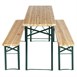 Ensemble brasserie table et bancs Bolero 1770x500mm