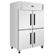 Double armoire réfrigérée positive GN 4 portillons Polar série G 1200L